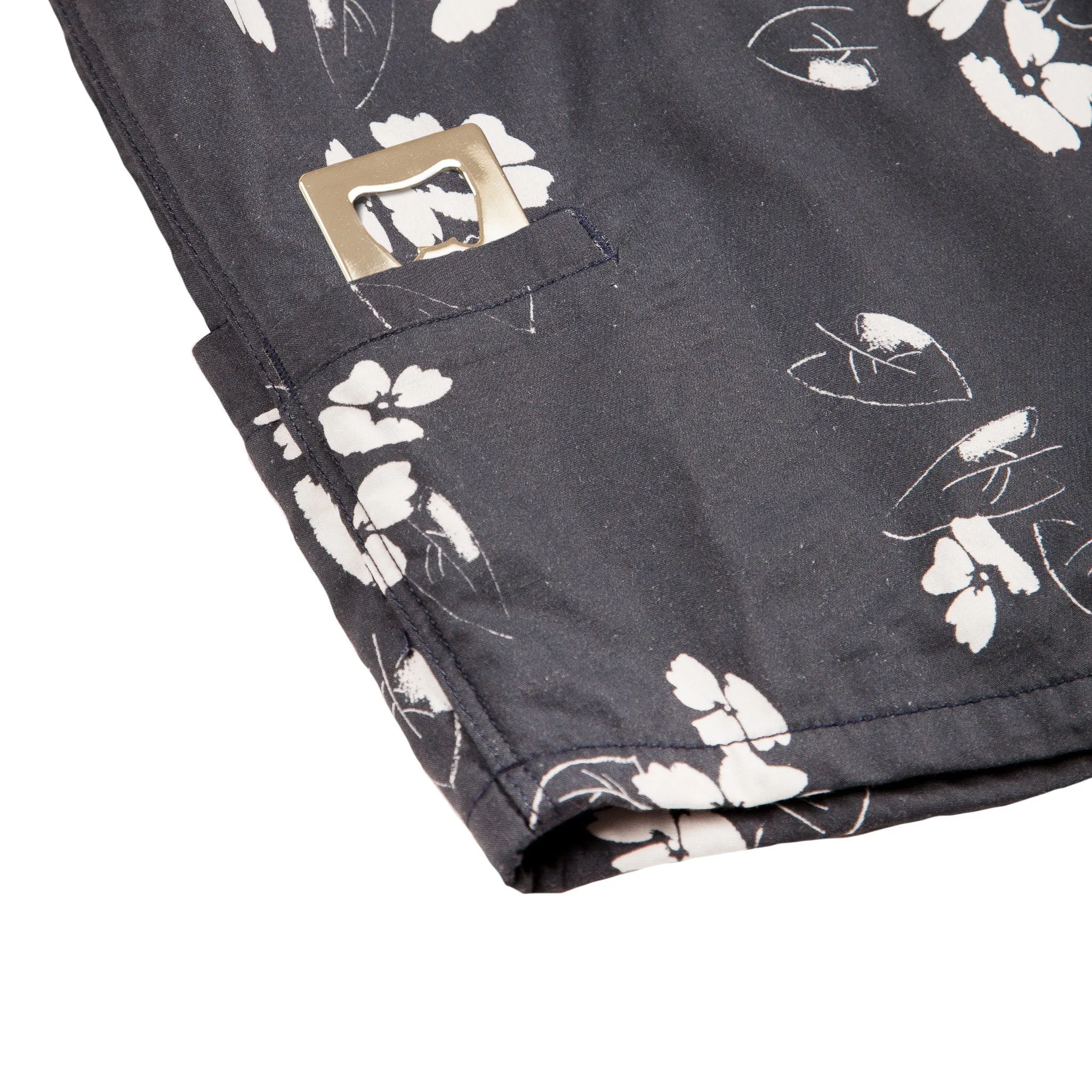 Women’s High Water Shirt - California Poppy, Washed Navy