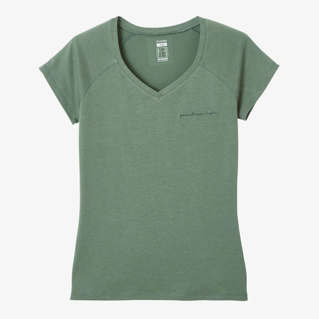Women's Slim-Fit Fitness T-Shirt 500 - Laurel
