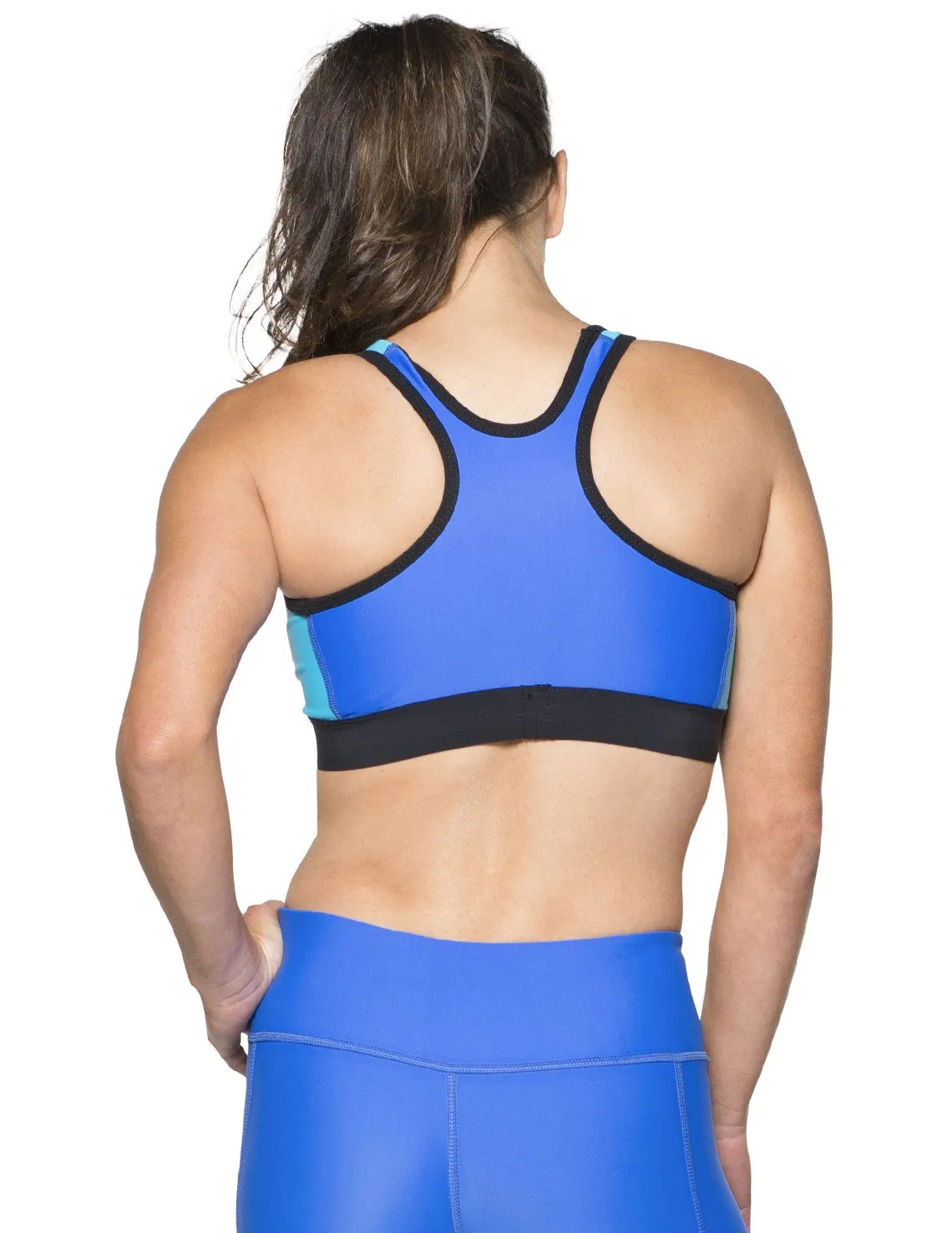 Women's Swim Sport Top (Regular & Plus Size) - Royal/Hawaii