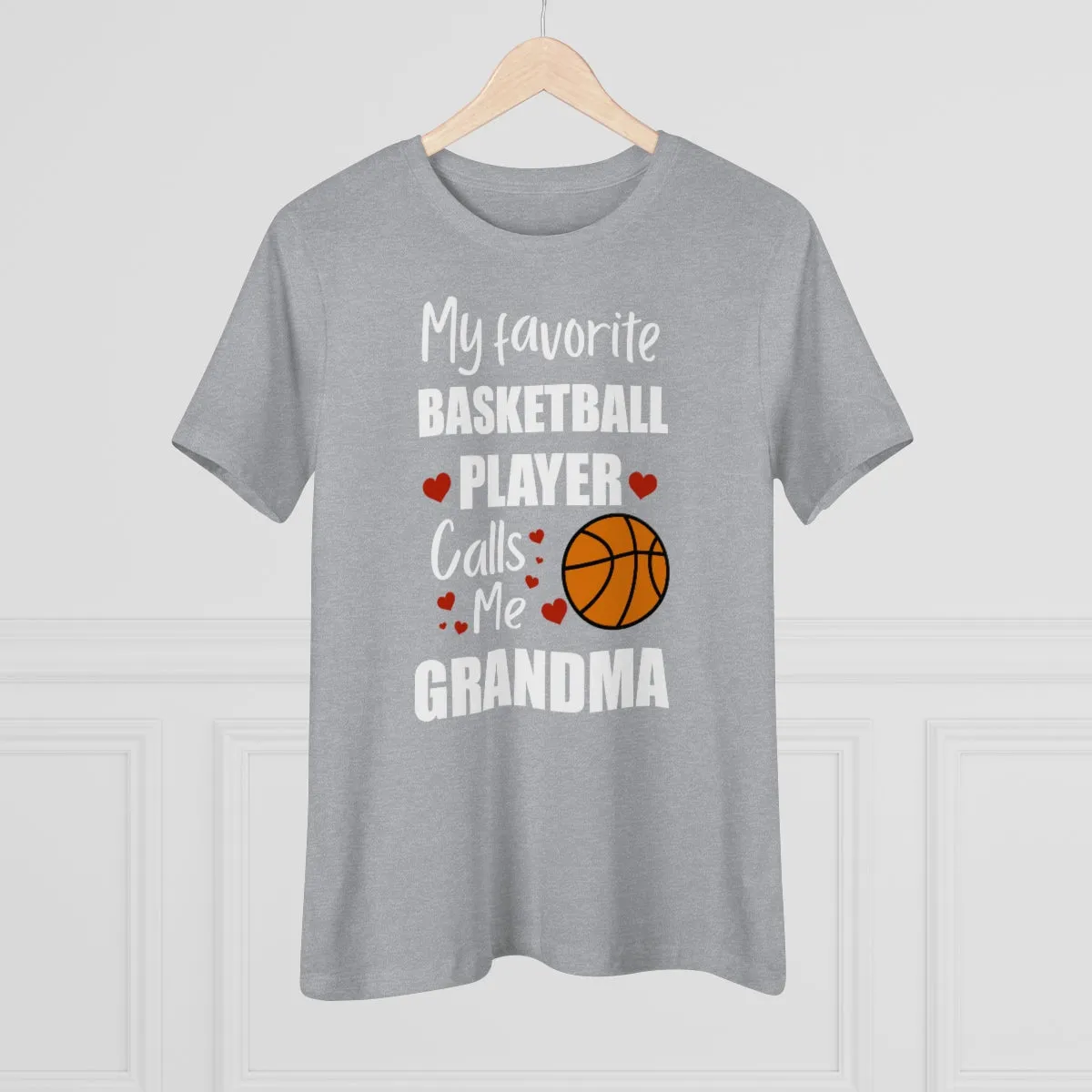 Women's Tee - My Favorite Basketball Player Calls Me Grandma