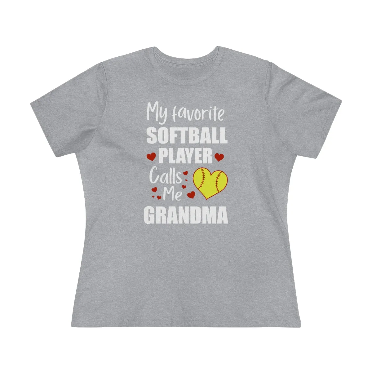 Women's Tee - My Favorite Softball Player Calls Me Grandma