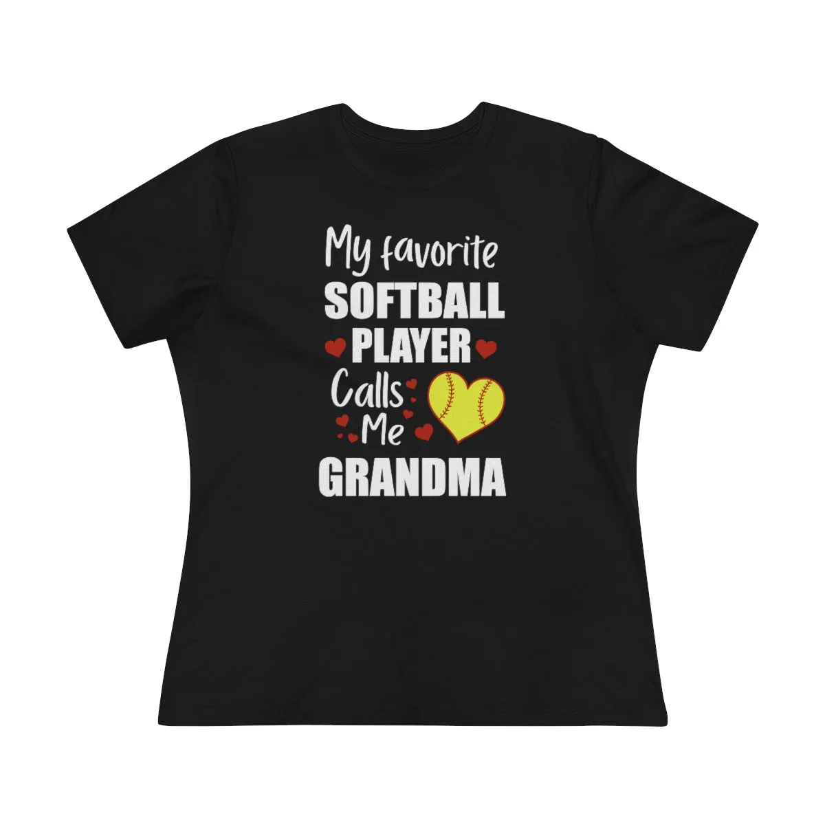 Women's Tee - My Favorite Softball Player Calls Me Grandma