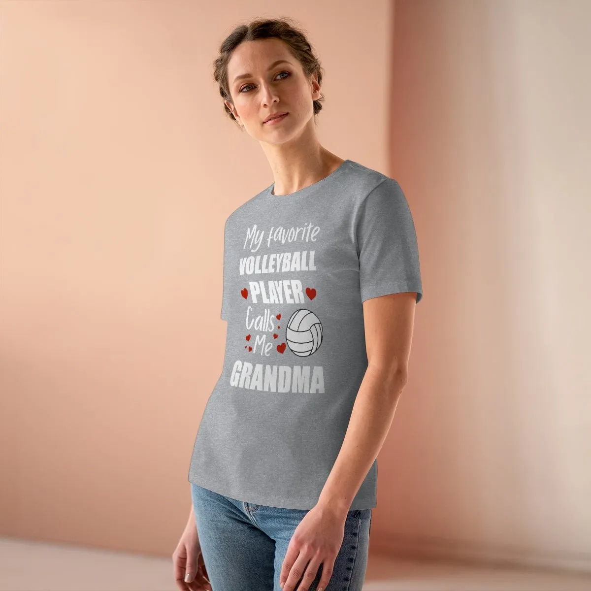 Women's Tee - My Favorite Volleyball Player Calls Me Grandma