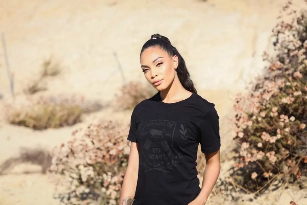 Women's - Uno Zero Emblema Black Crew Neck T-Shirt