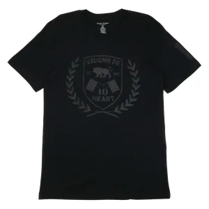 Women's - Uno Zero Emblema Black Crew Neck T-Shirt