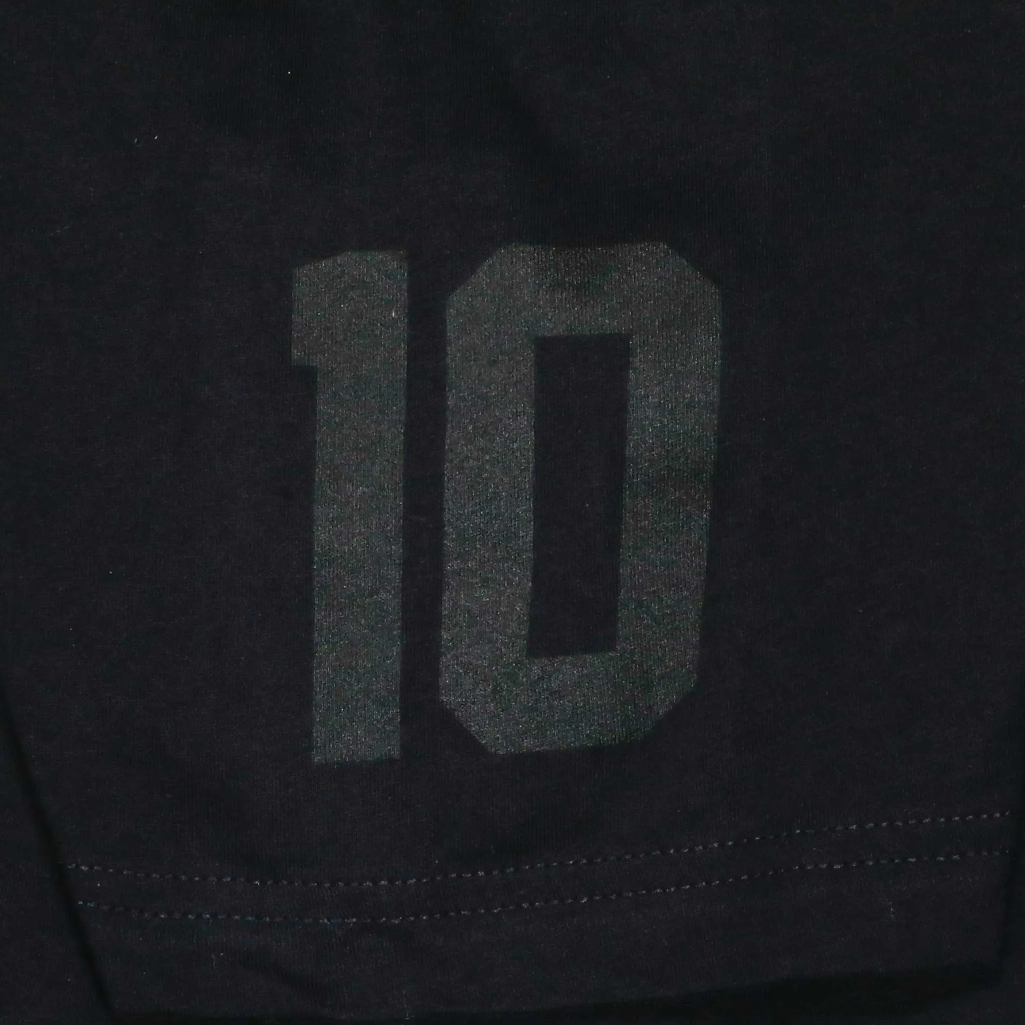 Women's - Uno Zero Emblema Black Crew Neck T-Shirt