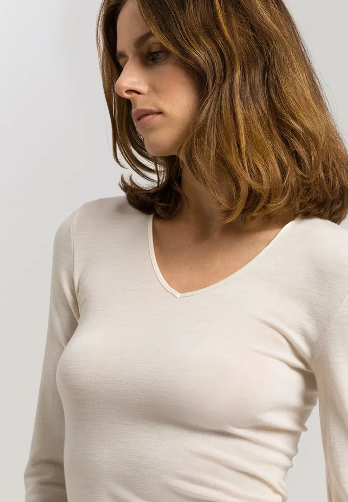 Woolen Silk - Long-Sleeved Top
