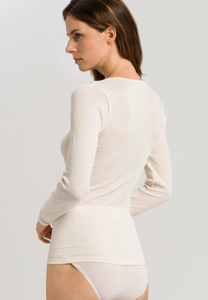 Woolen Silk - Long-Sleeved Top