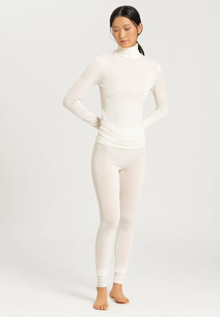 Woolen Silk - Turtle Neck Long-Sleeved Top