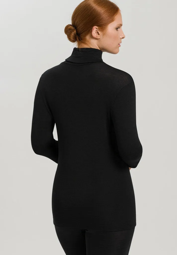 Woolen Silk - Turtle Neck Long-Sleeved Top