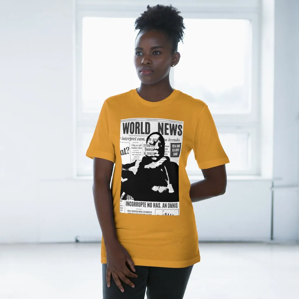 World News BIGGIE SMALLS Unisex Deluxe T-shirt