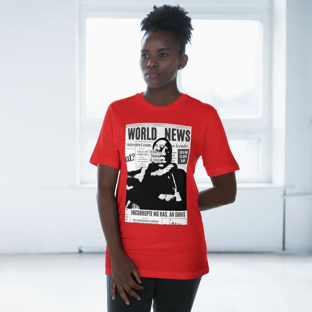 World News BIGGIE SMALLS Unisex Deluxe T-shirt