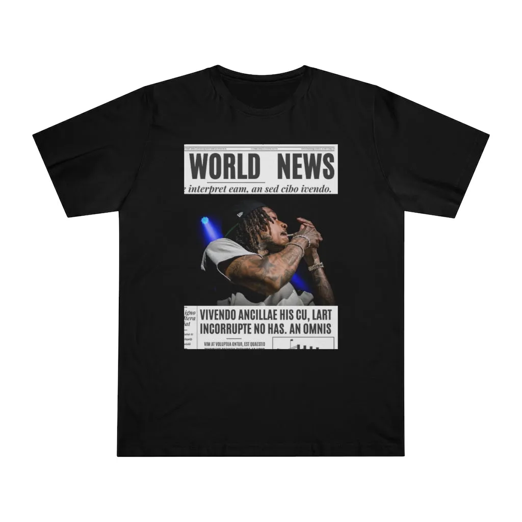 World News WIZ KHALIFA Unisex Deluxe T-shirt