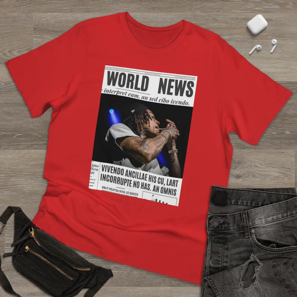 World News WIZ KHALIFA Unisex Deluxe T-shirt