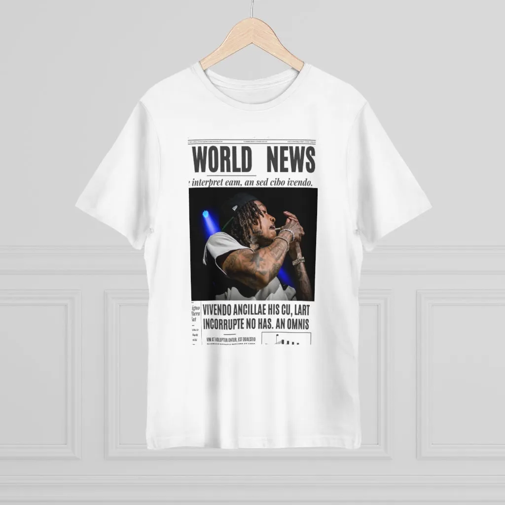 World News WIZ KHALIFA Unisex Deluxe T-shirt