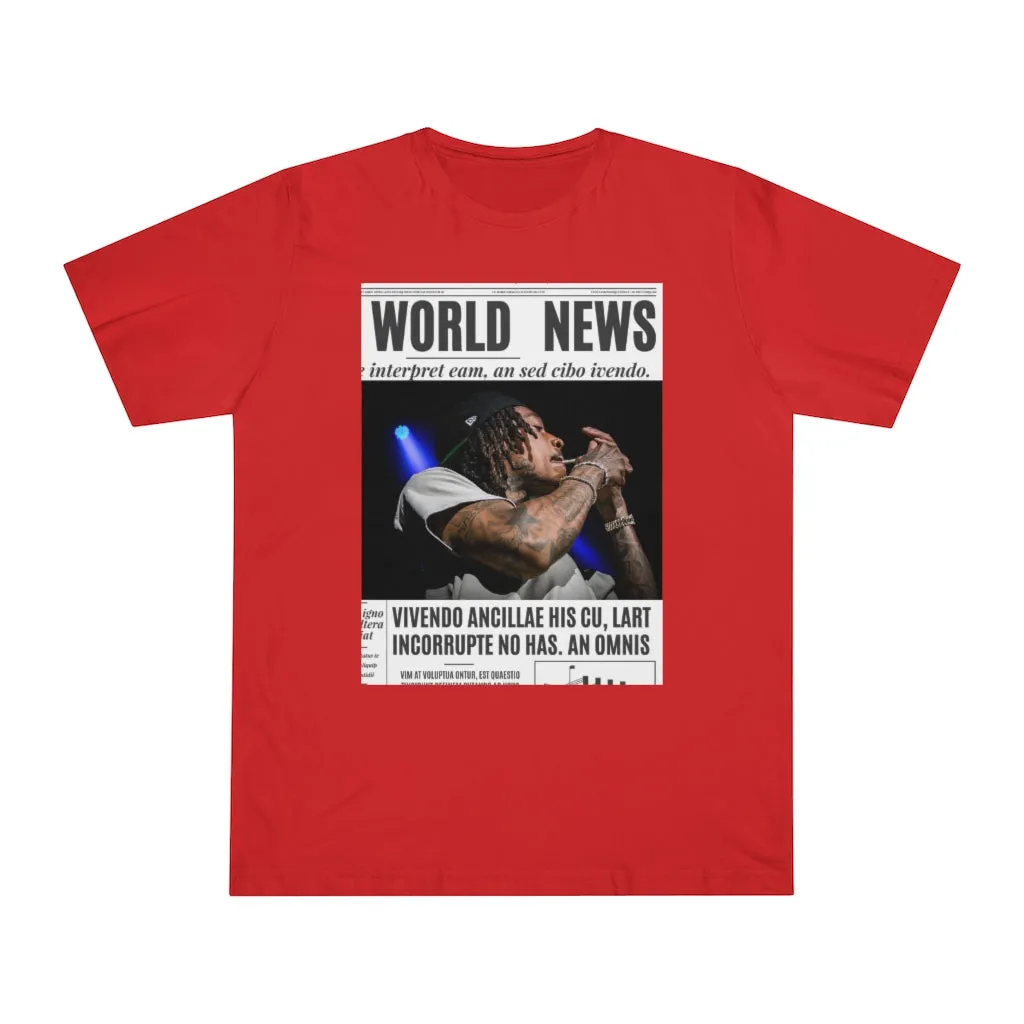 World News WIZ KHALIFA Unisex Deluxe T-shirt