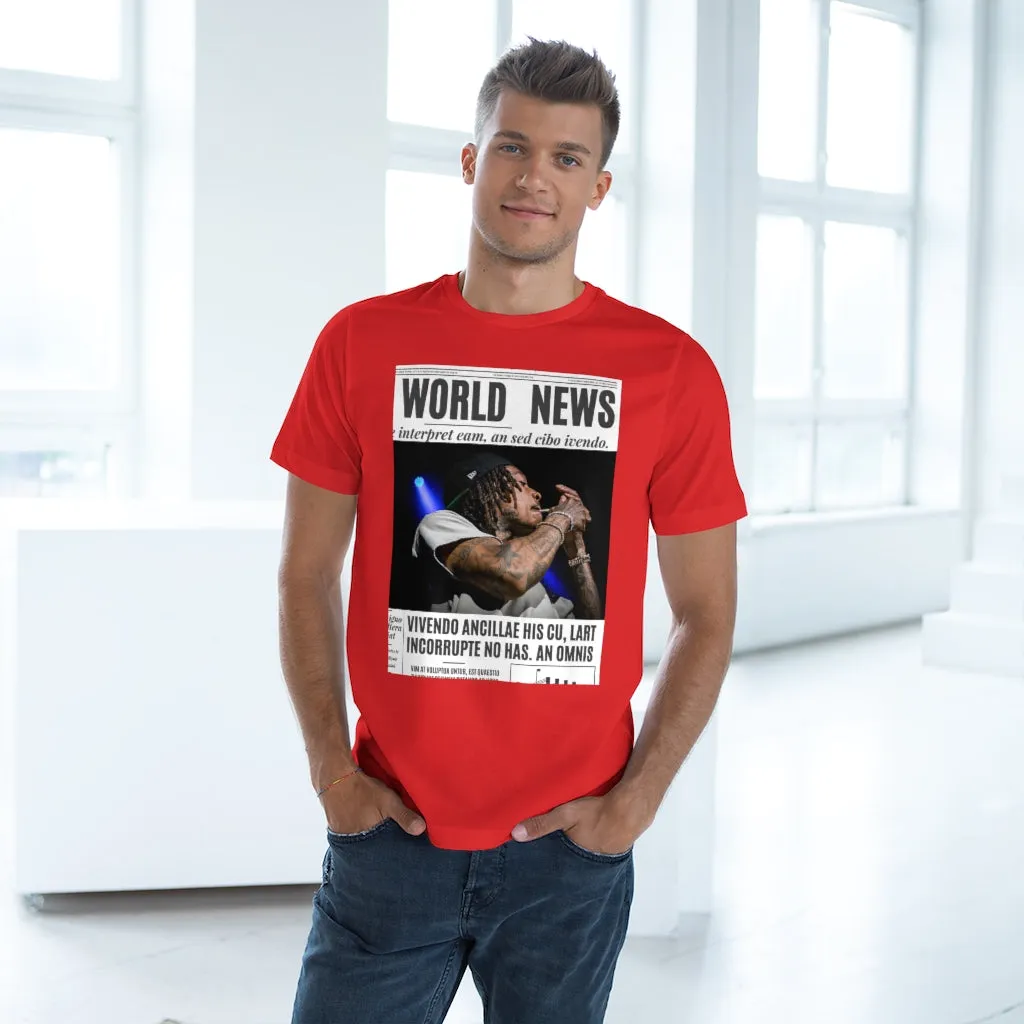 World News WIZ KHALIFA Unisex Deluxe T-shirt