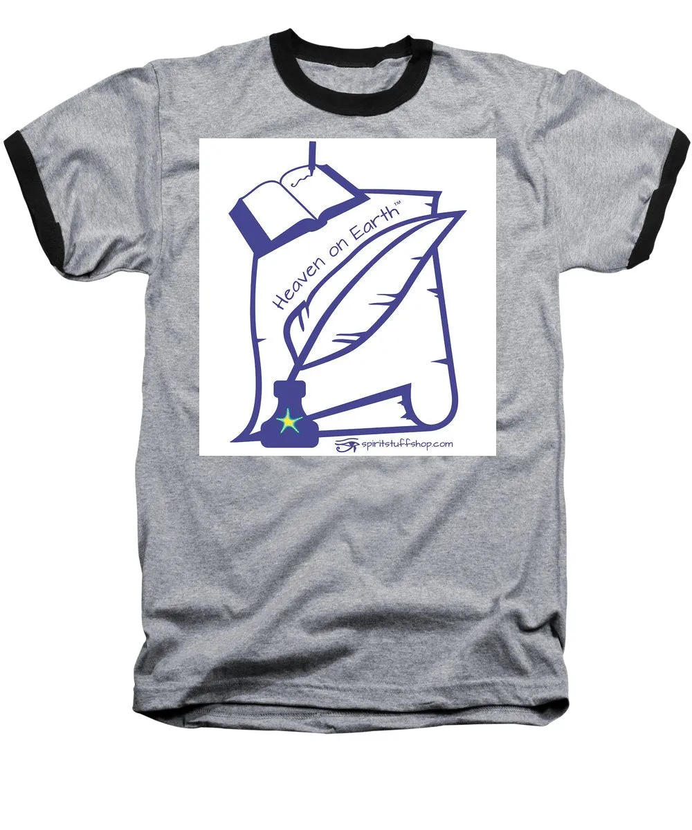 Writer Heaven On Earth - Baseball T-Shirt