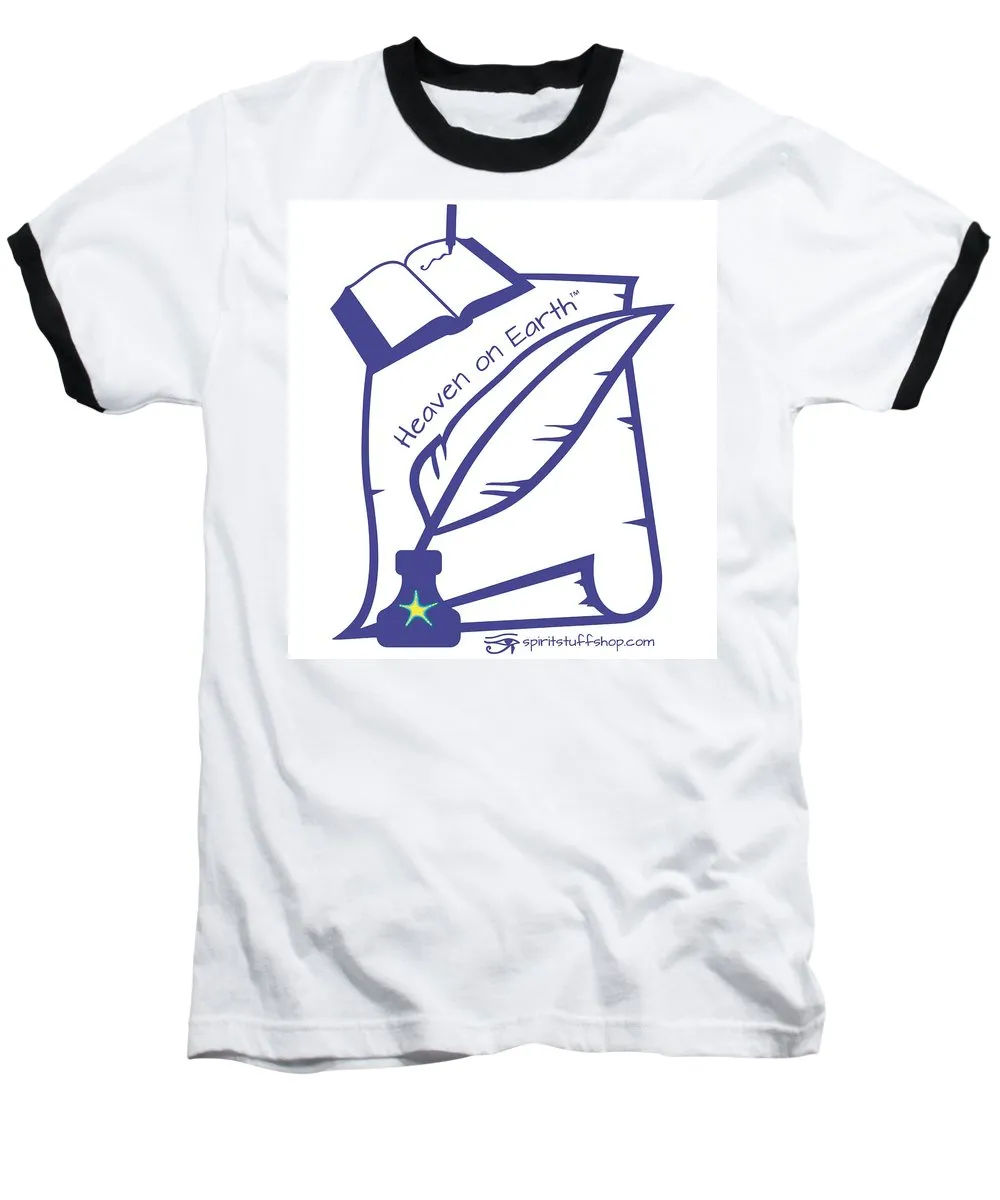 Writer Heaven On Earth - Baseball T-Shirt